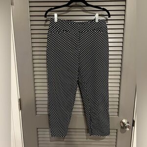 Essentials Black and White Patterned Pants